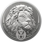 Moneta d'argento da 5 Rand sudafricani 2022 - Big Five: Leone - immagine 2