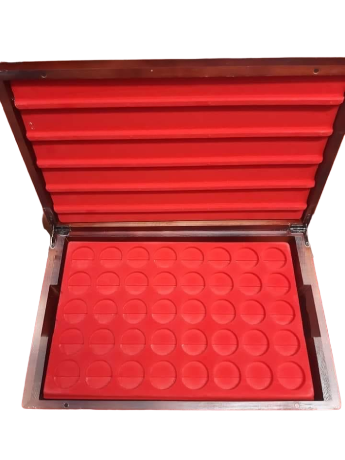 Puidust kast 2 euro müntidele kapslis (400-le mündile) - Image 2