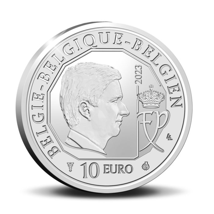Moneta in argento 10 euro Belgio 2023 - Città anseatiche del Belgio - immagine 2