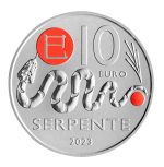 10 евро Сан-Марино 2023 – Год змеи