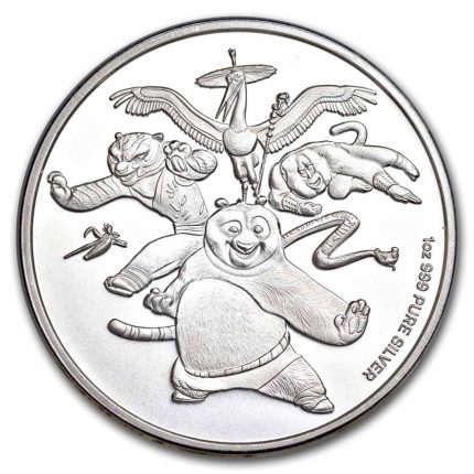 Серебряная монета $2 Самоа 2023 – Кунг-фу панда