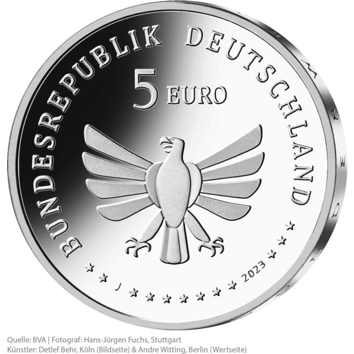 5-euro-gedenkmuenze-deutschland-2023-pp-prachtlibelle~3 5 euro Germany 2023 – Insects: Dragonfly - Image 2