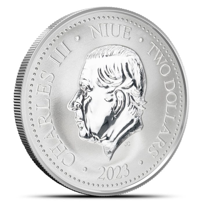 Moneta d'argento $2 Niue 2023 - Fenice - immagine 2