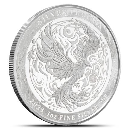Hopeakolikko $2 Niue 2023 - Phoenix