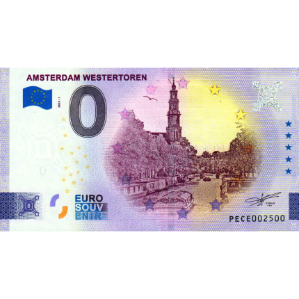 0 euro Netherlands 2023 – Amsterdam: Westertoren