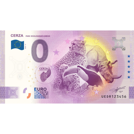 0 Euro France 2022 – CERZA Zoological Park of Lisieux
