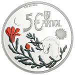 Värviline hõbemünt 5 eurot Portugal 2023 – Mütoloogilised kangelased ja olendid: Ükssarvik - Image 2