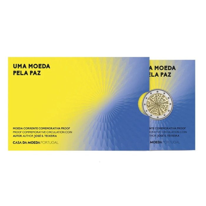2 euros Portugal 2023 - Paz Proof - Imagen 1