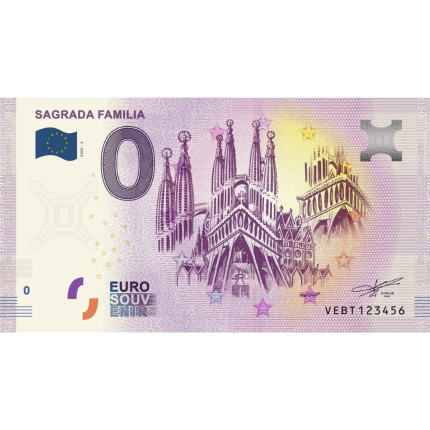 0 Euro Spain 2020 – Sagrada Familia
