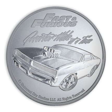 Серебряная монета $2 Самоа 2023 – Форсаж: Четверть мили за раз
