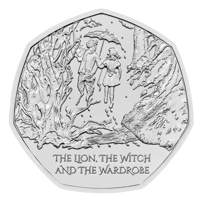 50 pence Reino Unido 2023 - Las crónicas de Narnia: El león, la bruja y el armario - Imagen 2