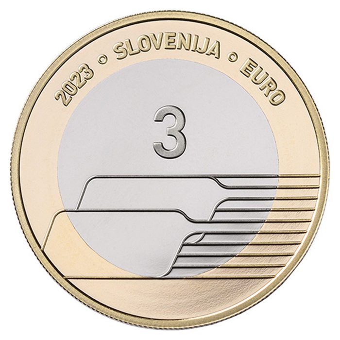 3 euros Slovenia 2023 – Slovenian Sports Day - Image 2