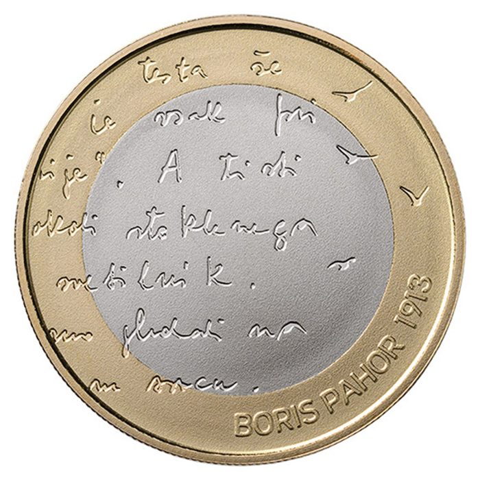 3 euros Eslovenia 2023 – Escritor Boris Pahor - Imagen 1