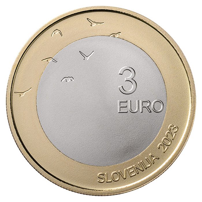3 euros Eslovenia 2023 – Escritor Boris Pahor - Imagen 2