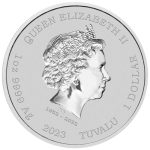 Цветная серебряная монета 1$ Тувалу 2023 - Джеймс Бонд: Казино «Рояль» — изображение 3