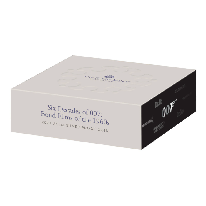 ezgif-1-04f504a7c6 Silver Coin 2 pounds UK 2023 – Six Decades of 007: 1960s Bond Films Proof - Image 4