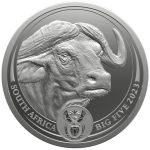 Hõbemünt 5 rand Lõuna-Aafrika 2023 – Suur viisik: Buffalo - Image 2
