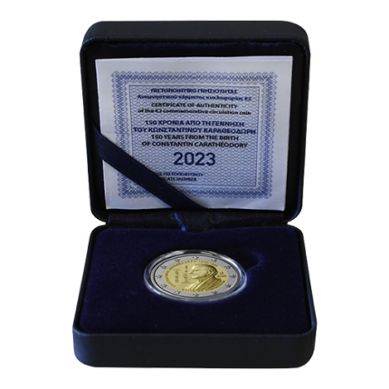 2 евро Греция 2023 – Константин Каратеодори Proof