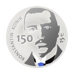 Moneta argento 15 euro Estonia 2023 – Konstantin Konik