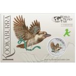 Цветная серебряная монета $1 Австралия 2024 - Кукабарра (World Money Fair 2024) — изображение 3