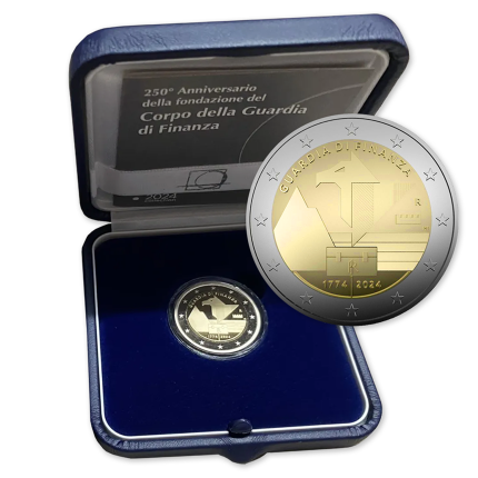 2 евро Италия 2024 – Финансовая гвардия Proof