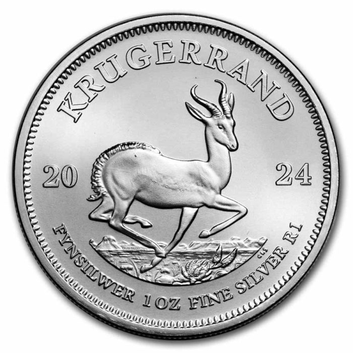 2024-south-africa-1-oz-silver-krugerrand-bu_279844_slab Moneda de plata 1 Rand Sudáfrica 2024 – Krugerrand - Imagen 1