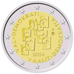 2 euroa Suomi 2024 - Vaalit ja demokratia