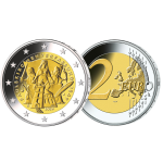 2 евро Германия 2024 – Конституция Паульскирхе (случайная буква)