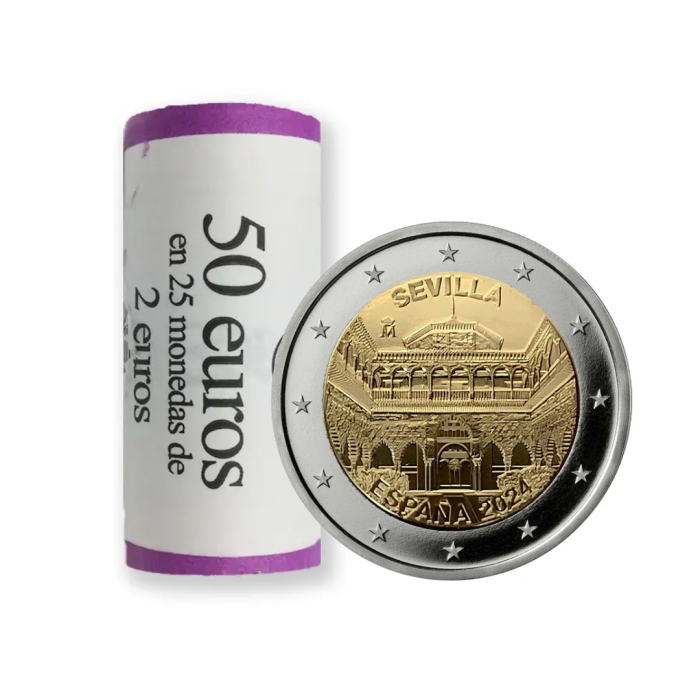 Rotolo da 2 euro Spagna 2024 – Siviglia - immagine 1