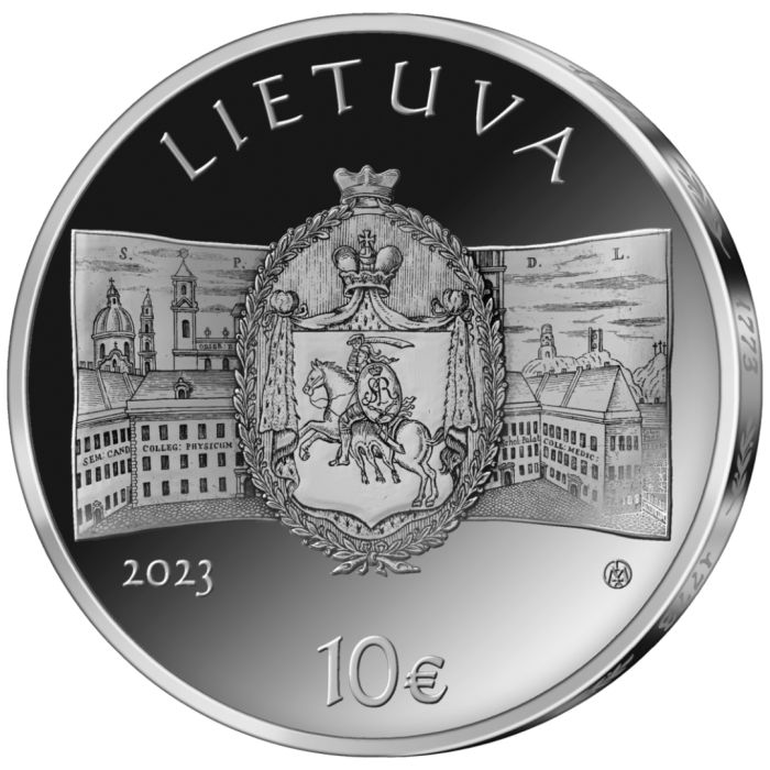 Moneda de plata 10€ Lituania 2023 – Comisión Educativa de la Commonwealth Polaco-Lituana - Imagen 1