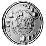 Moneda plata 5 cedi Ghana 2023 – Alien - Imagen 2