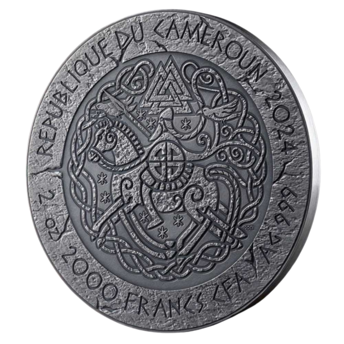 Hõbemünt 2000 franki Kamerun 2024 – Tee Valhallasse: Ragnar Lothbrok - Image 2