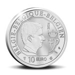 Серебряная монета €10 Бельгия 2024 – 75-летие НАТО — изображение 2