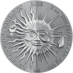 Kullatud hõbemünt 2000 franki Kamerun 2023 – Topeltolemus: Lucifer - Image 2