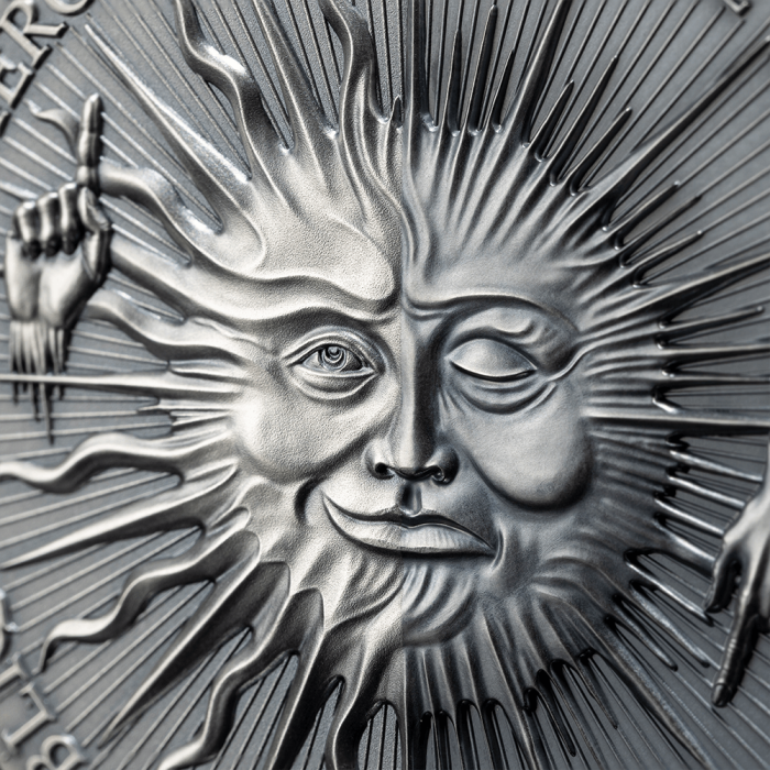 Moneta Argento Dorato 2000 Franchi Camerun 2023 – Doppia Essenza: Lucifero - immagine 4