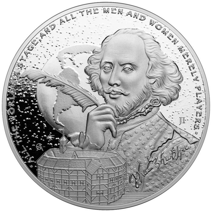 65fa07cb7958d7.12761555-original Moneda de plata $2 Niue 2024 - William Shakespeare - Imagen 1