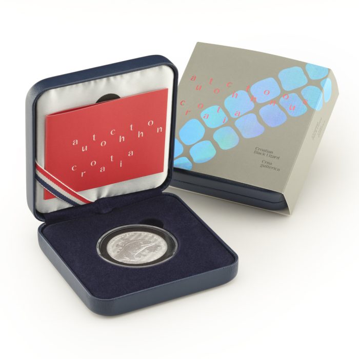 Hopeakolikko €4 Kroatia 2024 – Musta lisko - Image 3