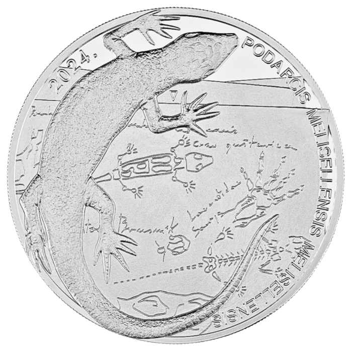 Hopeakolikko €4 Kroatia 2024 – Musta lisko - Image 2