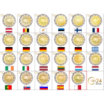Полная коллекция 2 евро 2015 – 30-летие флага Евросоюза