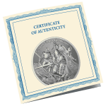 Moneda de plata $2 Niue 2023 – Rey Arturo - Imagen 3