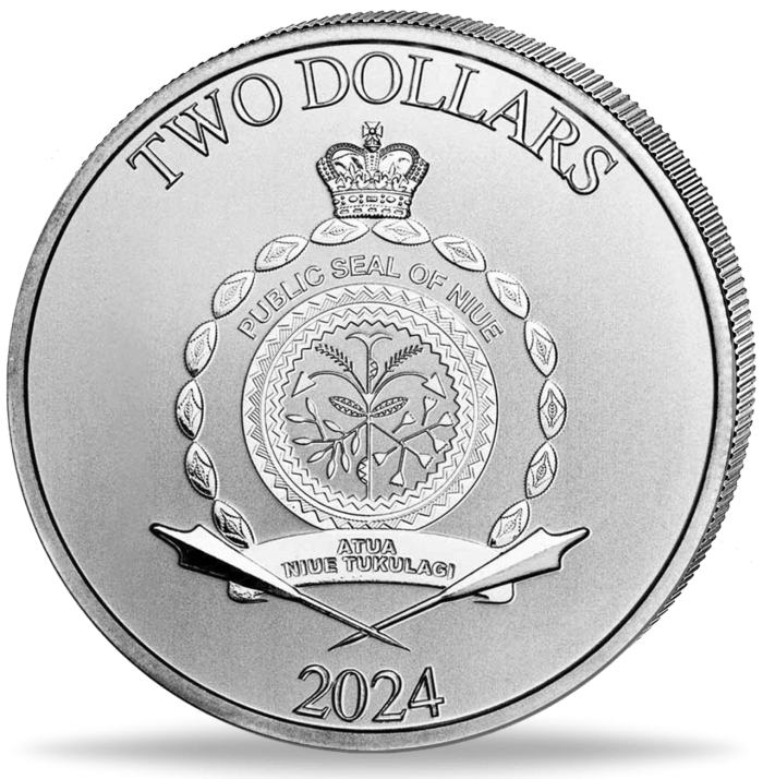 Moneda de plata $2 Niue 2024 – Perseo - Imagen 2