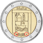 2 евро 2018 Мальта – Культурное наследие (Monnaie de Paris mintmark)