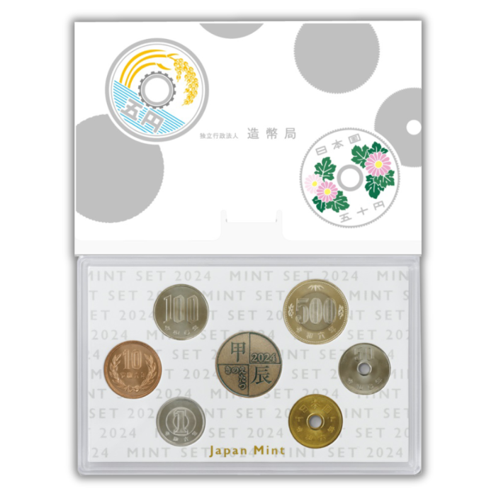 japan2024mintset-2 Set di banconote Giappone 2024 - Anno del Drago - immagine 2