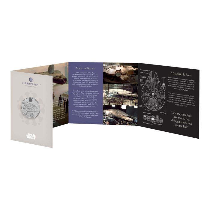 50 pence Reino Unido 2024 - Star Wars: Halcón Milenario - Imagen 4