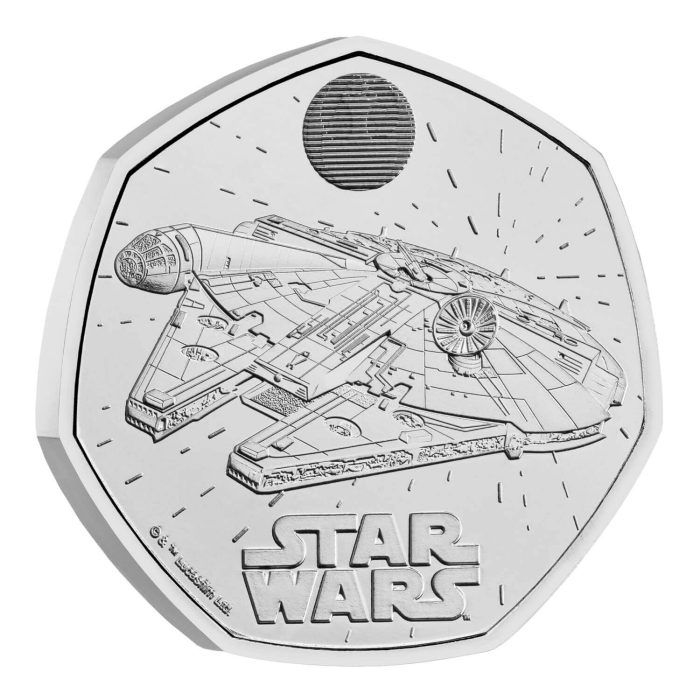 50 pence Reino Unido 2024 - Star Wars: Halcón Milenario - Imagen 2