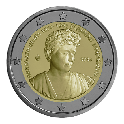 2 euro Grecia 2024 – Penelope Delta