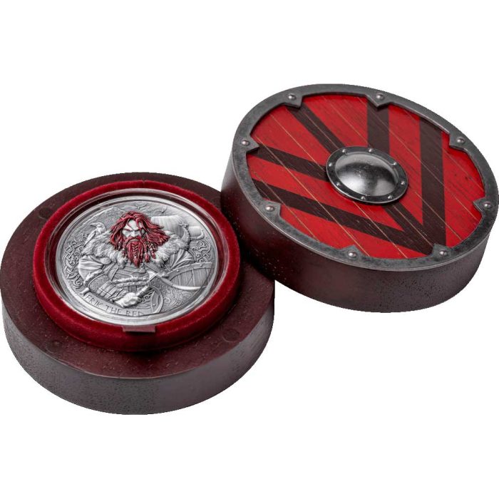 WV_Erik-the-Red_box2_1000x1000 Серебряная монета 2000 франков Камерун 2024 – Путь в Вальхаллу: Эрик Рыжий — изображение 3