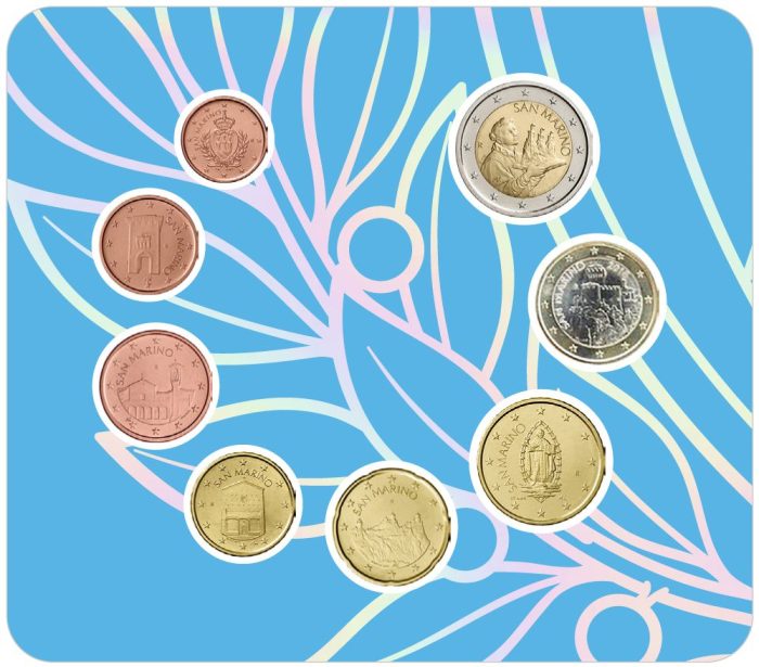 Serie di monete in euro San Marino 2024 BU - immagine 2