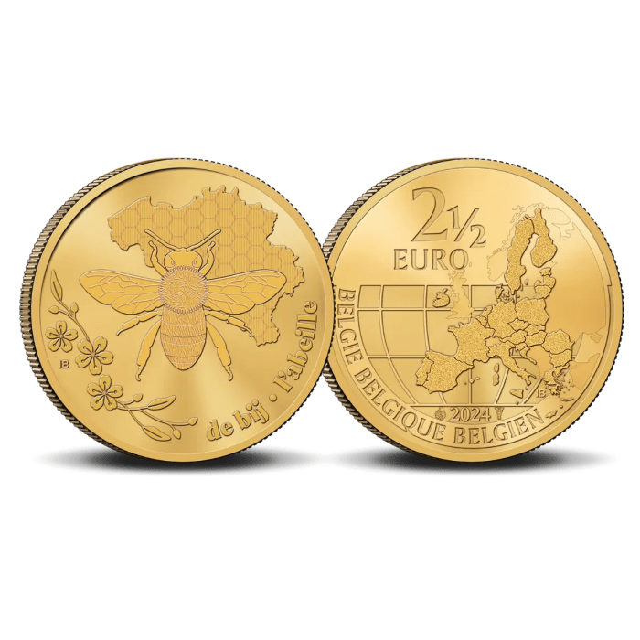 2,5 euros Bélgica 2024 – Abeja - Imagen 2