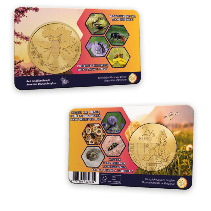 2,5 euros Bélgica 2024 – Abeja - Imagen 3